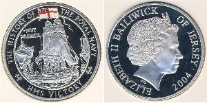 5 Pound Jersey Silber Elizabeth II (1926-2022)