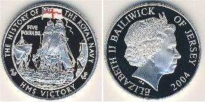 5 Pound Jersey Silber Elizabeth II (1926-2022)