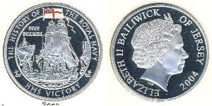 5 Pound Jersey Silber Elizabeth II (1926-2022)