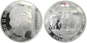 5 Pound Jersey Silver Elizabeth II (1926-2022)