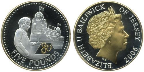 5 Pound Isola di Jersey  