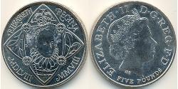 5 Pound United Kingdom (1922-) 镍/銅 伊丽莎白二世 (1926-2022)