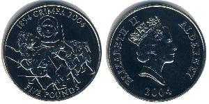 5 Pound  銅/镍 伊丽莎白二世 (1926-2022)