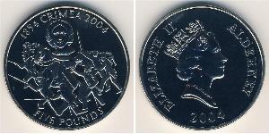 5 Pound  銅/镍 伊丽莎白二世 (1926-2022)