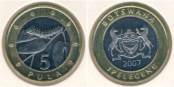 5 Pul Botswana Bilame 