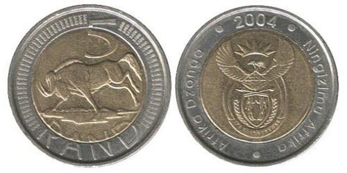 5 Rand Südafrika Bimetall 