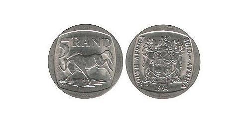 5 Rand South Africa Copper/Nickel 