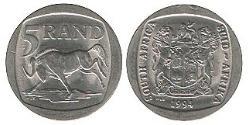 5 Rand Sudafrica Rame/Nichel 