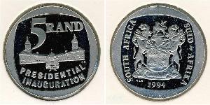 5 Rand Südafrika Silber 