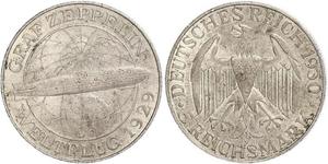 5 Reichsmark République de Weimar (1918-1933) Argent 