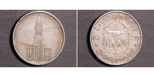 5 Reichsmark Troisième Reich (1933-1945) Argent 