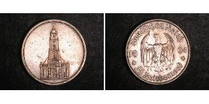 5 Reichsmark Germania nazista (1933-1945) Argento 