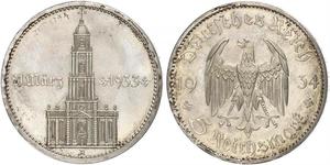 5 Reichsmark Germania nazista (1933-1945) Argento 