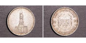 5 Reichsmark Germania nazista (1933-1945) Argento 