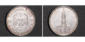 5 Reichsmark Germania nazista (1933-1945) Argento 