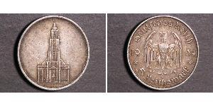 5 Reichsmark Germania nazista (1933-1945) Argento 