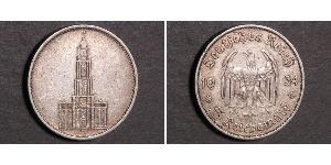 5 Reichsmark Germania nazista (1933-1945) Argento 