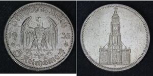 5 Reichsmark Germania nazista (1933-1945) Argento 