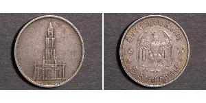 5 Reichsmark Germania nazista (1933-1945) Argento 