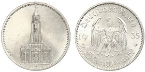 5 Reichsmark Alemania nazi (1933-1945) Plata 