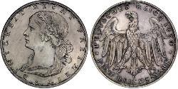 5 Reichsmark República de Weimar (1918-1933) Plata 