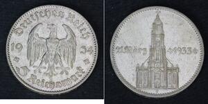 5 Reichsmark Deutsches Reich (1933-1945) Silber 