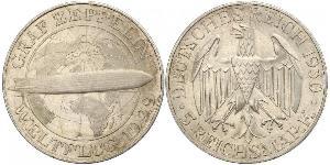 5 Reichsmark Weimarer Republik (1918-1933) Silber 