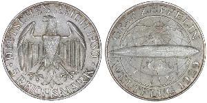 5 Reichsmark Weimarer Republik (1918-1933) Silber 