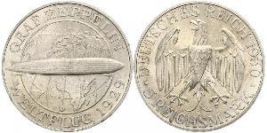5 Reichsmark Weimarer Republik (1918-1933) Silber 