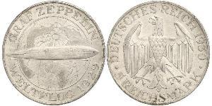 5 Reichsmark Weimarer Republik (1918-1933) Silber 