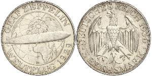 5 Reichsmark Weimarer Republik (1918-1933) Silber 