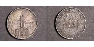 5 Reichsmark Nazi Germany (1933-1945) Silver 