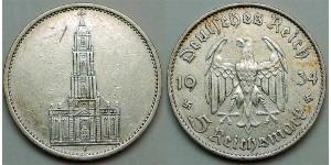 5 Reichsmark Nazi Germany (1933-1945) Silver 
