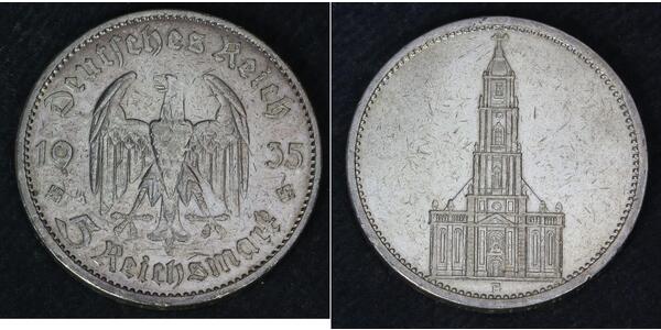 5 Reichsmark Nazi Germany (1933-1945) Silver 