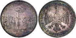 5 Reichsmark Weimar Republic (1918-1933) Silver 