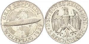 5 Reichsmark Weimar Republic (1918-1933) Silver 