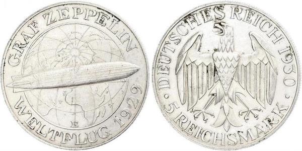 5 Reichsmark Weimar Republic (1918-1933) Silver 