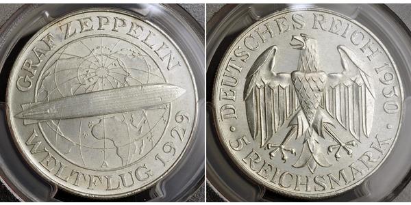 5 Reichsmark Weimar Republic (1918-1933) Silver 