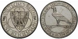 5 Reichsmark República de Weimar (1918-1933)  