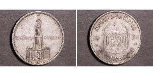 5 Reichsmark Третий рейх (1933-1945) Серебро 