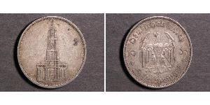 5 Reichsmark Третий рейх (1933-1945) Серебро 