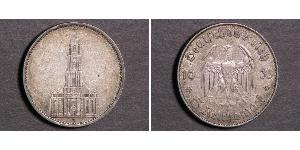 5 Reichsmark Третій рейх (1933-1945) Срібло 
