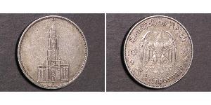 5 Reichsmark Третій рейх (1933-1945) Срібло 