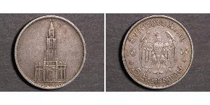 5 Reichsmark Третій рейх (1933-1945) Срібло 