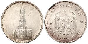 5 Reichsmark Третій рейх (1933-1945) Срібло 