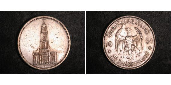 5 Reichsmark Третій рейх (1933-1945) Срібло 