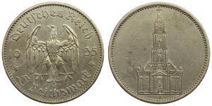 5 Reichsmark 納粹德國 (1933 - 1945) 銀 