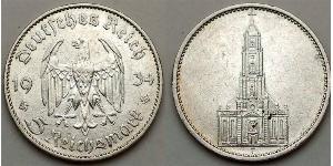 5 Reichsmark 納粹德國 (1933 - 1945) 銀 