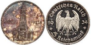 5 Reichsmark 納粹德國 (1933 - 1945) 銀 
