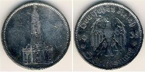 5 Reichsmark 納粹德國 (1933 - 1945) 銀 